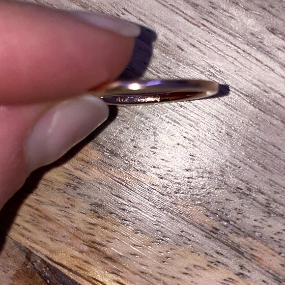 Rose Gold Pandora Rings! (2) wishbone rings, (1) elegant sparkle ring - Picture 7 of 8